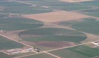 Aerial of Center Pivot Fields